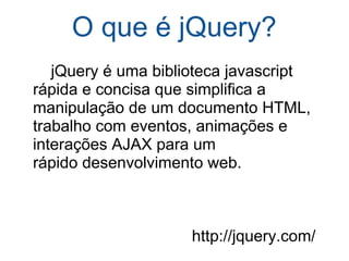 J query aula01 | PPT