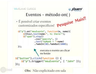 Curso jQuery Aula 3 - Eventos