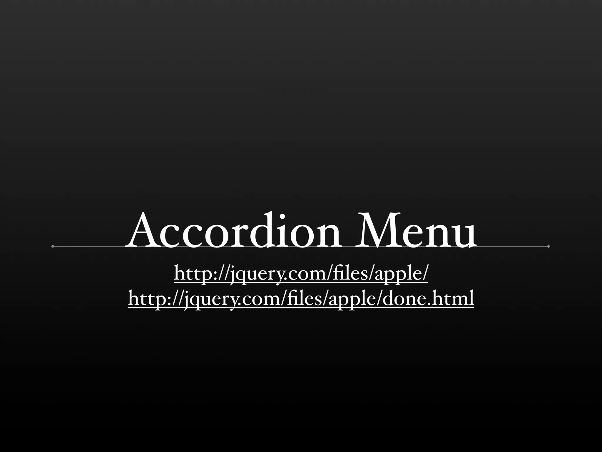 jQuery (BostonPHP)