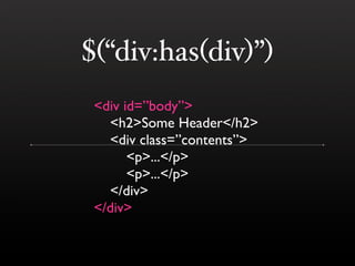 jQuery (BostonPHP)