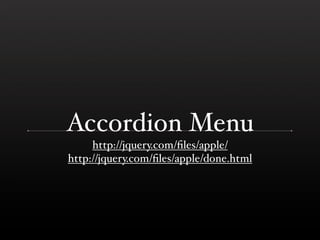 jQuery (BostonPHP)