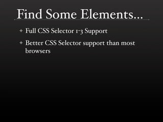 jQuery (BostonPHP)