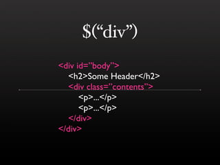 jQuery (BostonPHP)
