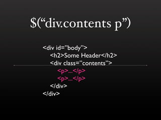 jQuery (BostonPHP)