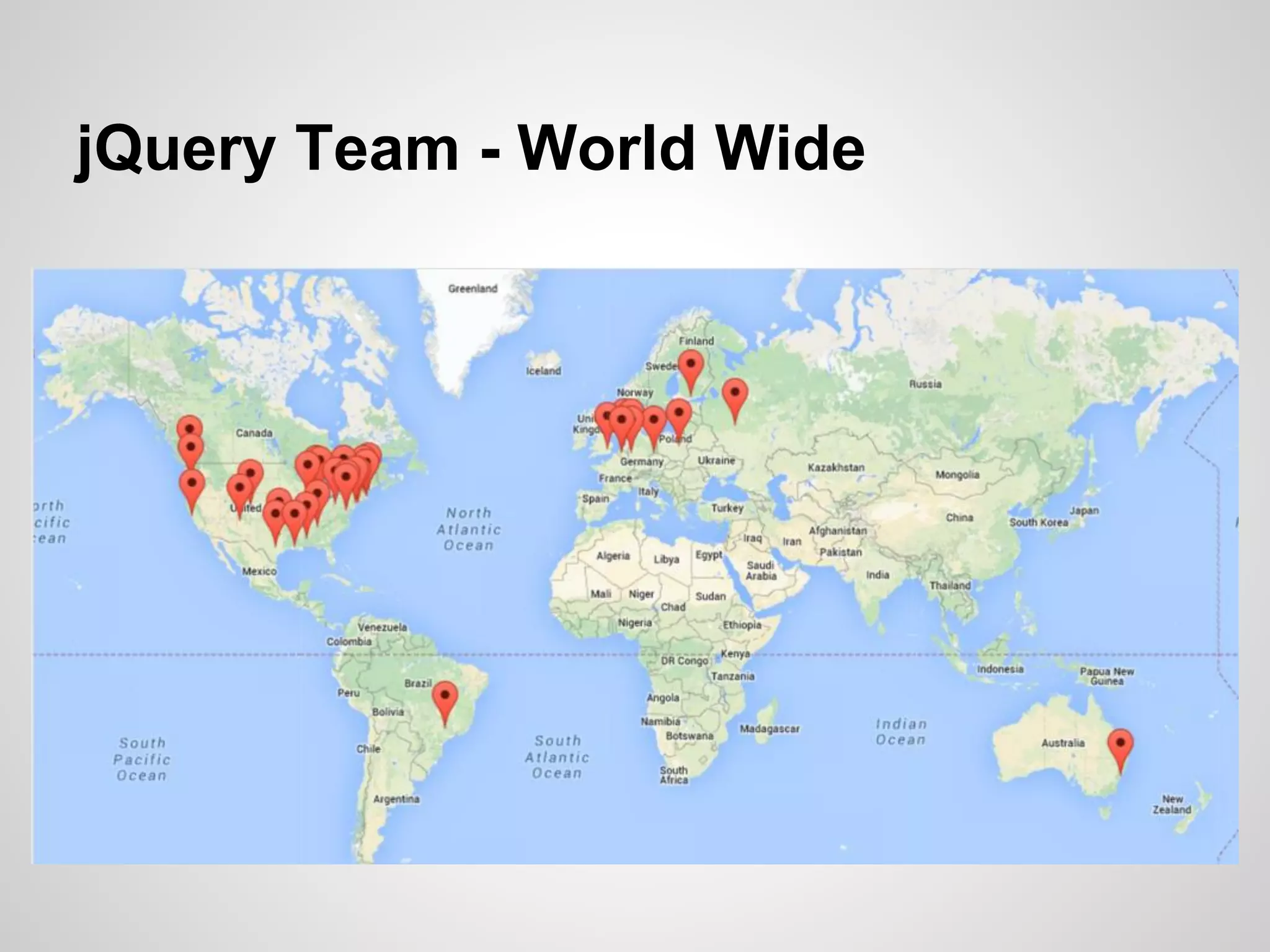 jQuery Team - World Wide

 