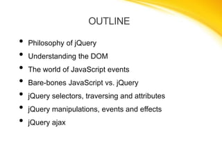 Introduction to jQuery | PDF