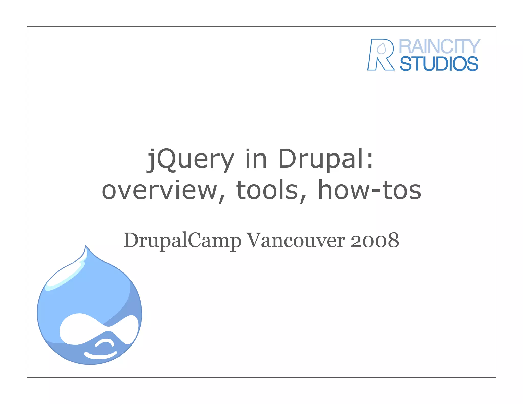 JQuery In Drupal