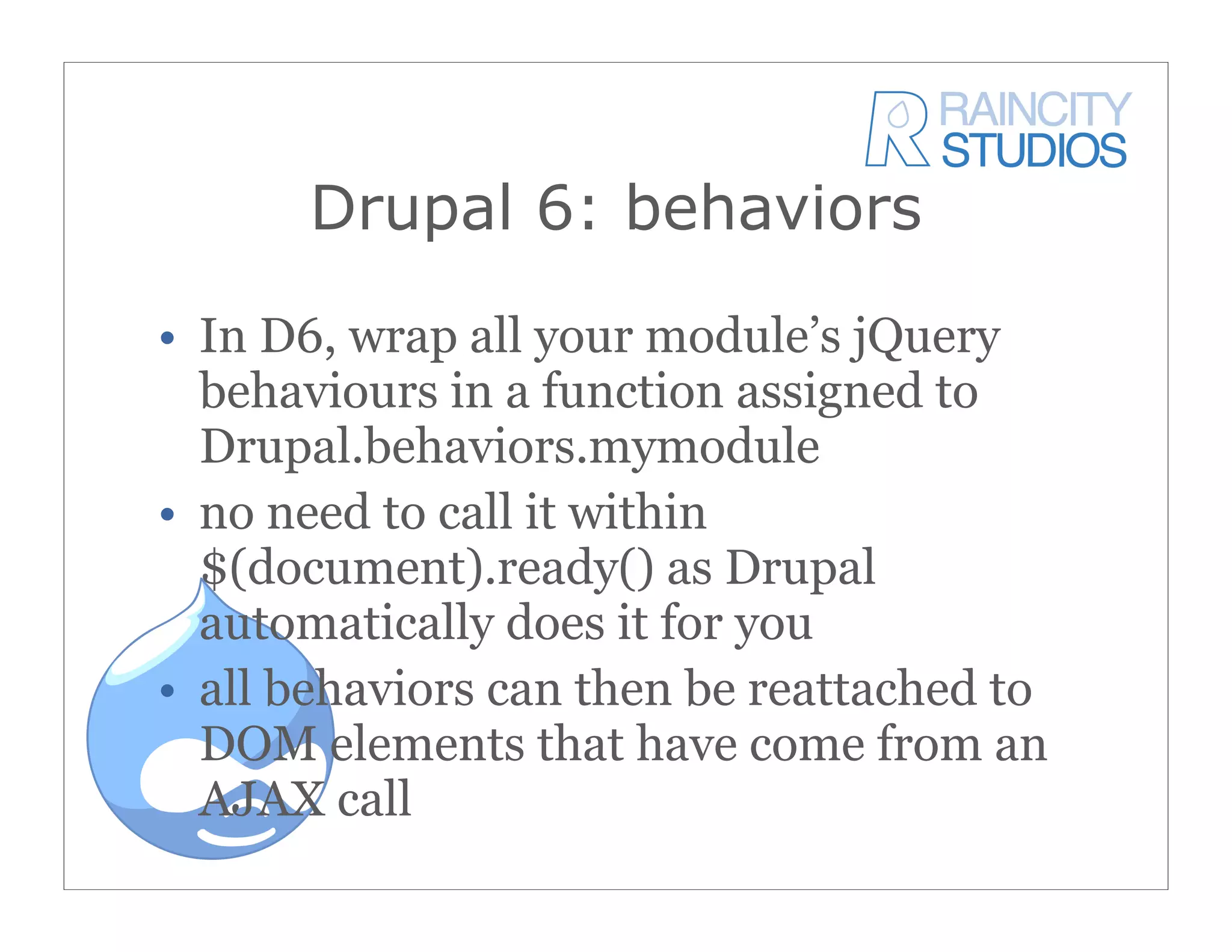 JQuery In Drupal