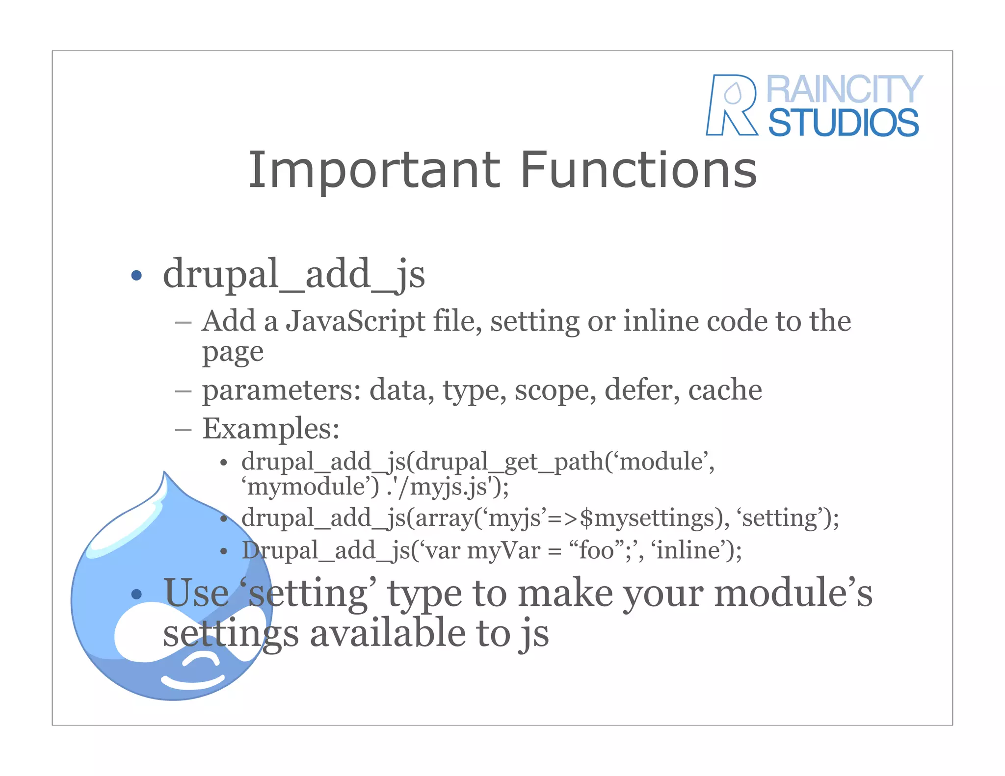 JQuery In Drupal