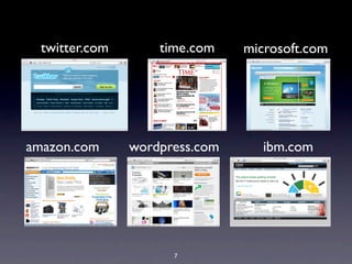 twitter.com       time.com    microsoft.com




amazon.com      wordpress.com      ibm.com




                      7
 