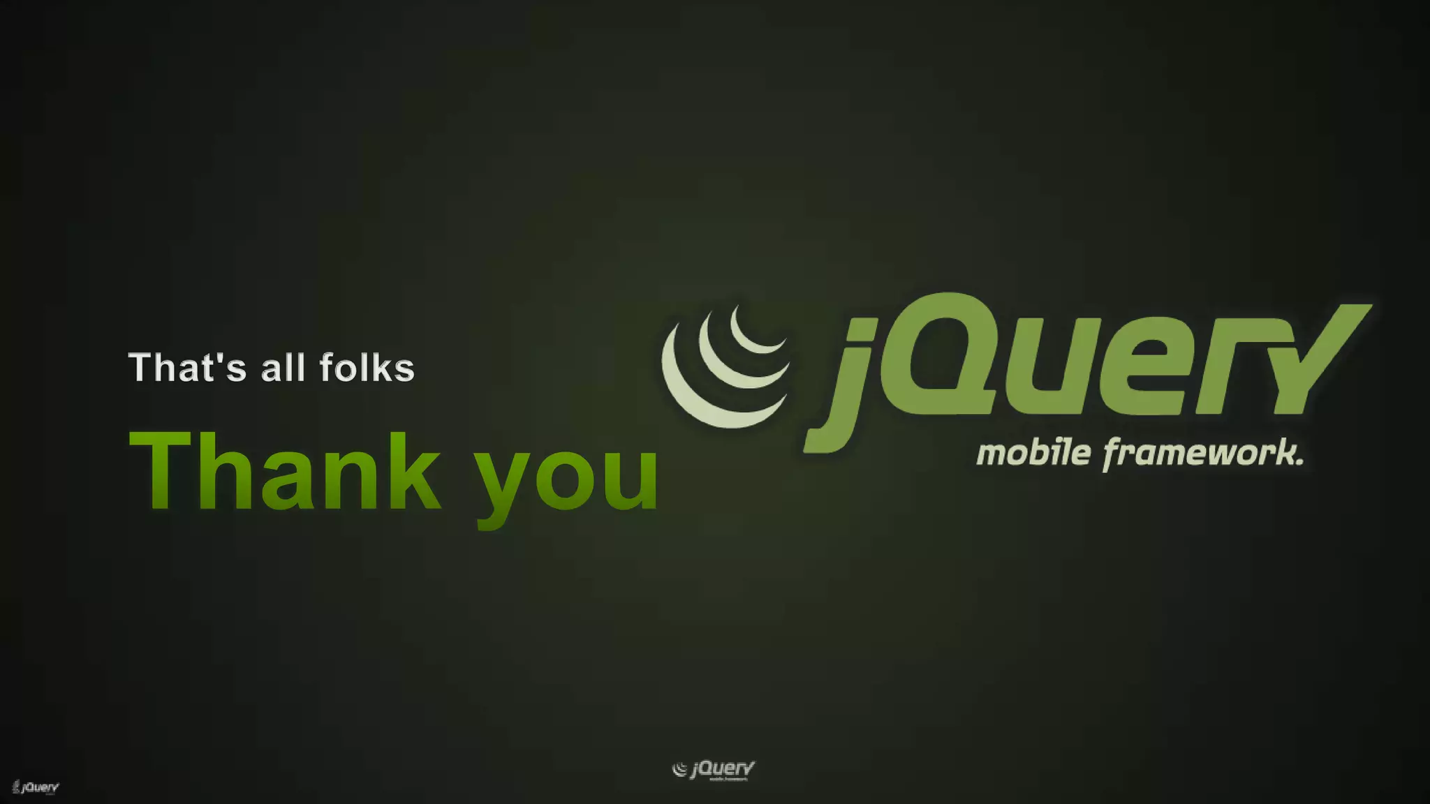 Thank youThat's all folks