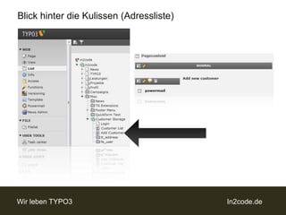 Blick hinter die Kulissen (Microsite)