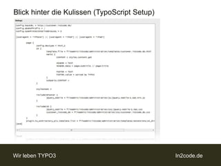 Blick hinter die Kulissen (FE Login)Username „test“Password „test“