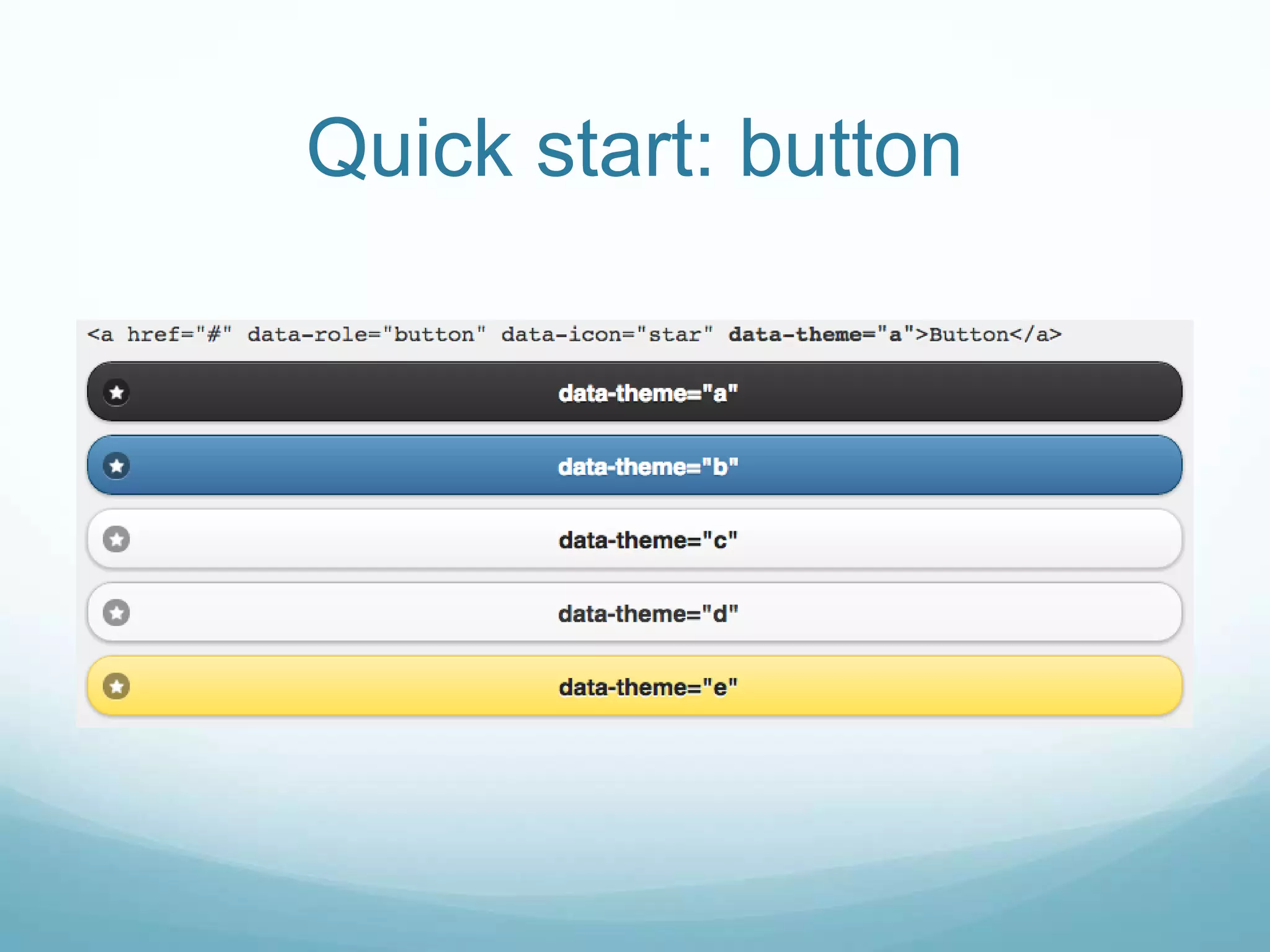 Quick start: button
 