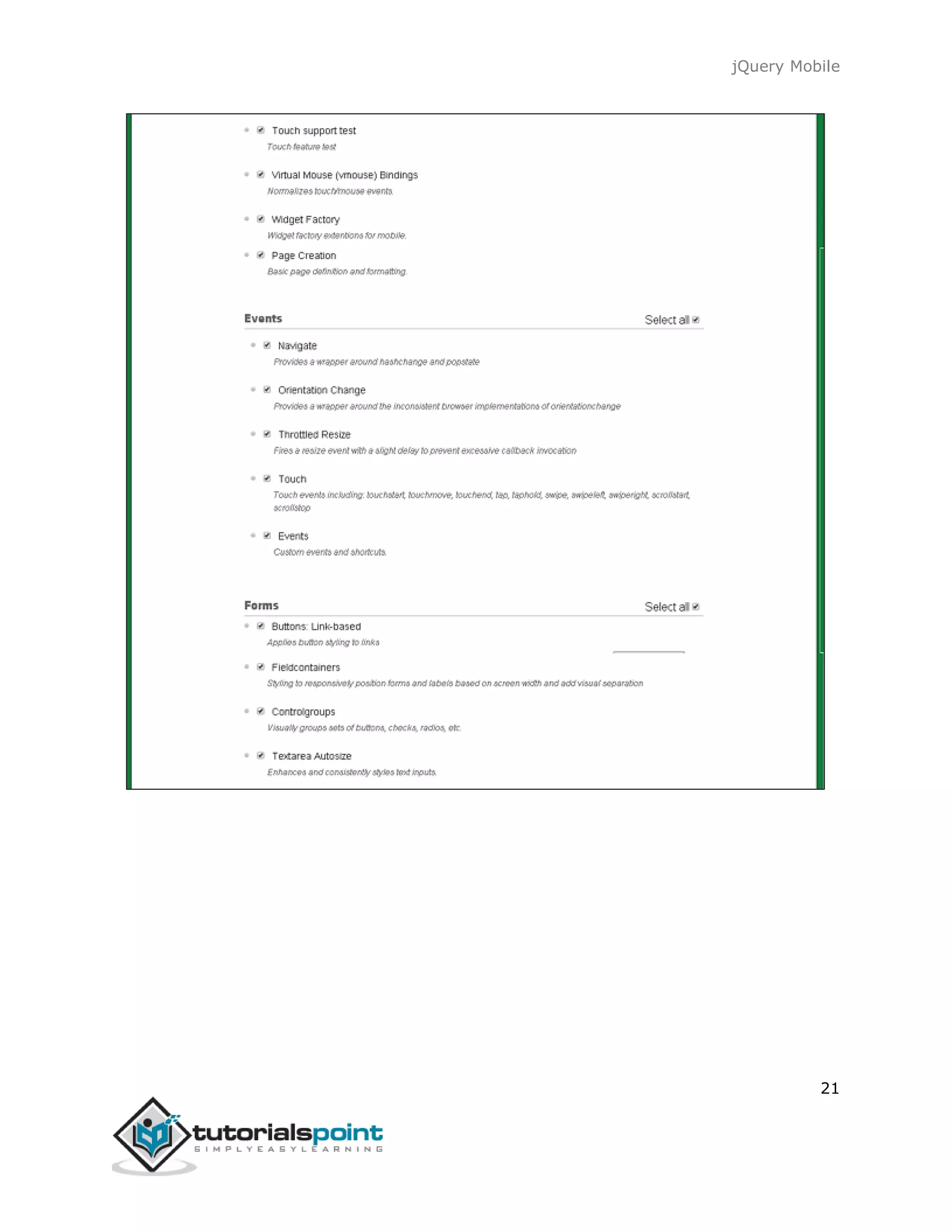 jQuery Mobile
21
 