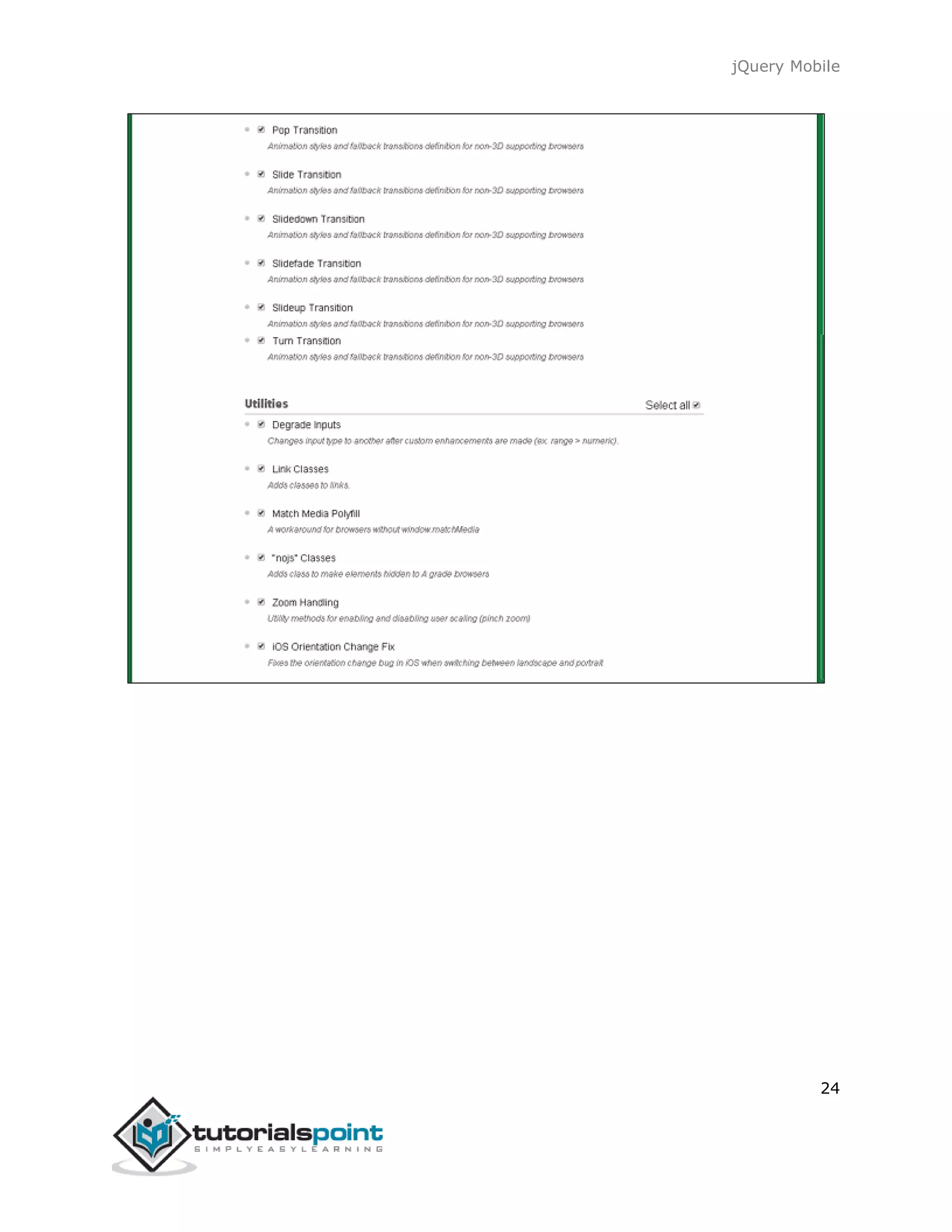 jQuery Mobile
24
 