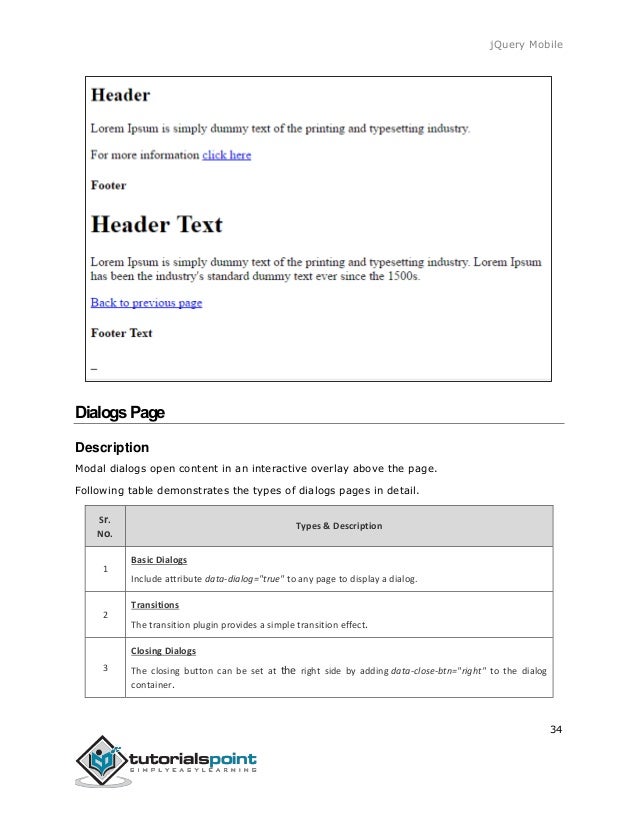 jquery mobile button tutorial Tutorial 4: jquery mobile ppt download.