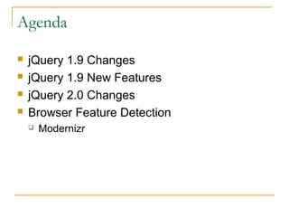 JQuery New Evolution | PPT