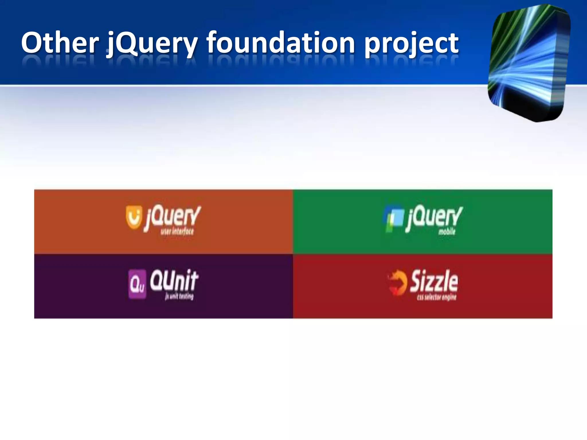Other jQuery foundation project
 