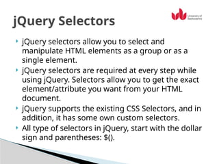 Jquery PPT_Finalfgfgdfgdr5tryeujkhdwappt | PPT