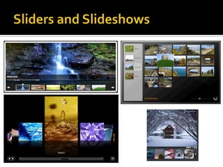 Sliders and Slideshows