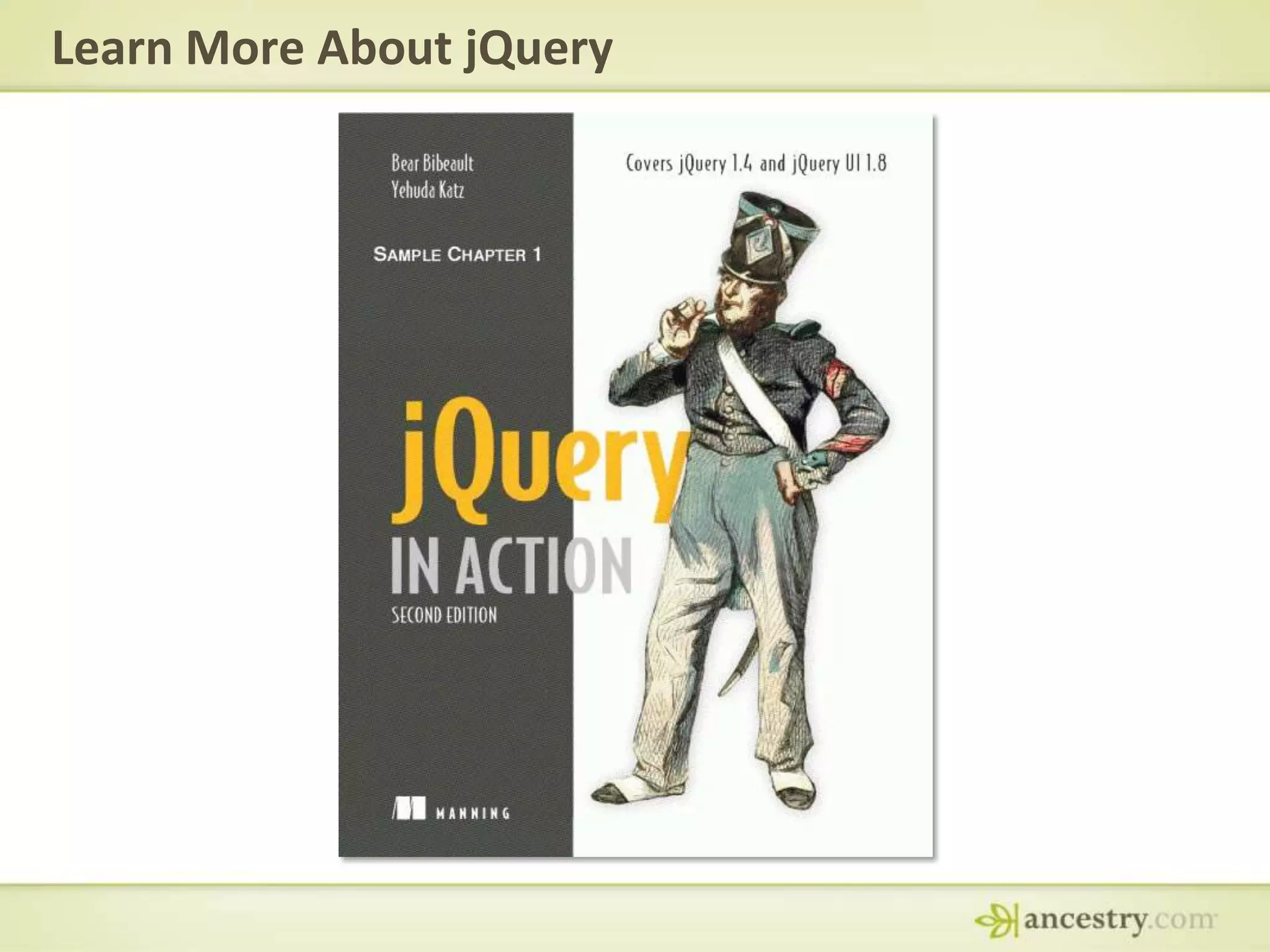 Learn More About jQuery