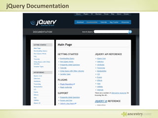 jQuery Documentation