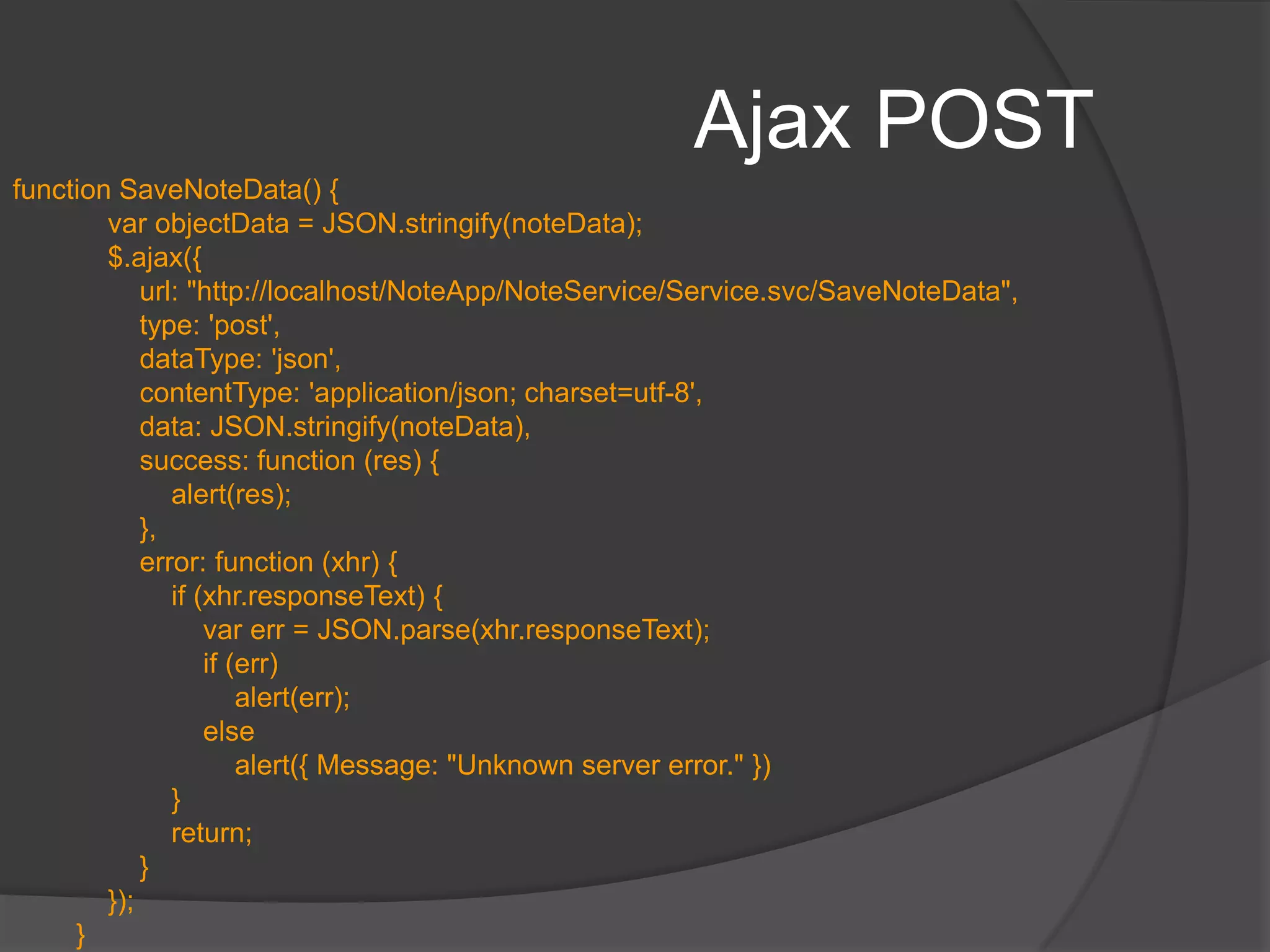 Trigger eventsBroadly 3 ways Invoke the trigger() method which accepts event name and dataInvoke triggerHandler() method which operates as trigger() BUT doenst propagate the eventAs seen with binding, we can call the event name directly for some methods – click(), blur(), focus()When binding, we can bind multiple handlers 