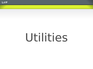 Utilities
 