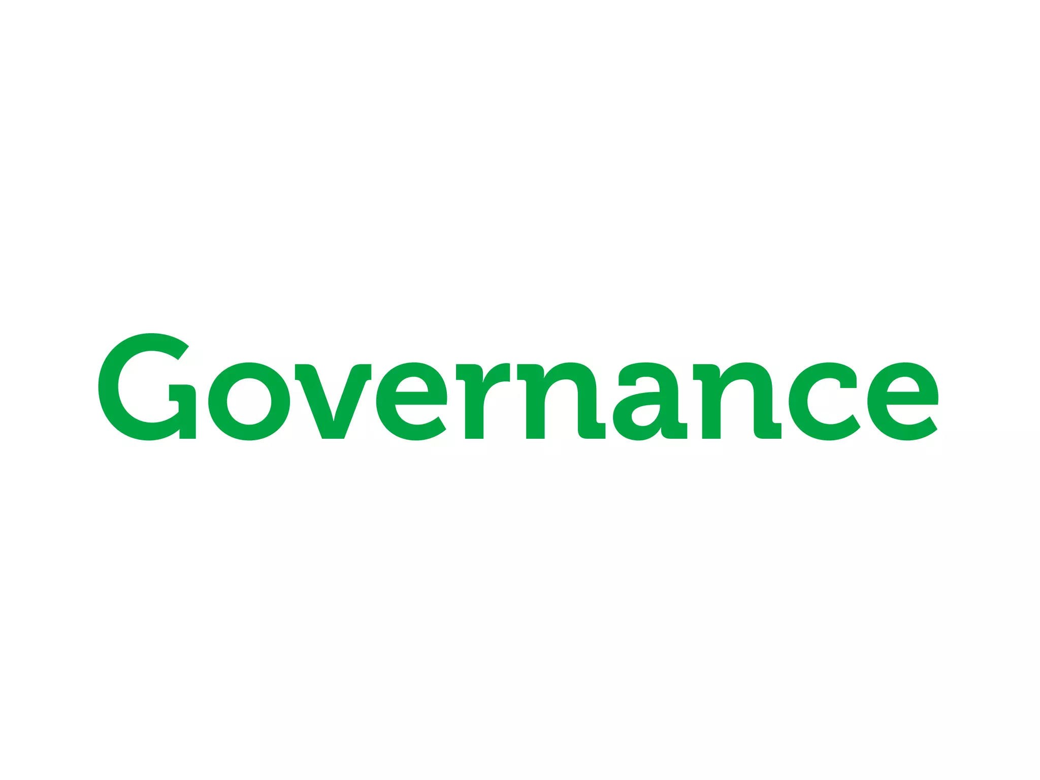Governance
 