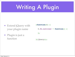 Writing Reusable Web Components with jQuery and jQuery UI | PDF