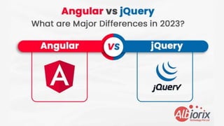 Difference Between jQuery and Angular | PPT
