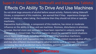 Super P-Force (Generic Sildenafil and  Dapoxetine Tablets)