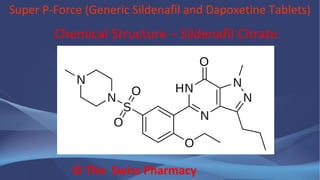 Super P-Force (Generic Sildenafil and  Dapoxetine Tablets)