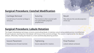 Journal Reading of Otoplasty evaluation and mangement | PPTX