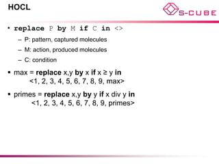 S-CUBE LP: The Chemical Computing model and HOCL Programming | PPT