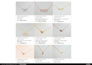 CADENA DE PLATA 925
Cod CA-12621
RODINADO
Precio: RD$:798.00
CADENA DE PLATA 925
Cod CA-12623
BAÑO ORO ROSADO CON
CIRCONIAS ORIGINALES
Precio: RD$:1,239.00
CADENA DE PLATA 925
Cod CA-12624
BAÑO DE ORO CON CIRCONIAS
ORIGINALES
Precio: RD$:882.00
CADENA DE PLATA 925
Cod CA-12625
BAÑO DE ORO CON CIRCONIAS
ORIGINALES
Precio: RD$:882.00
CADENA DE PLATA 925
Cod CA-12626
BAÑO ORO ROSADO CON
CIRCONIAS ORIGINALES
Precio: RD$:819.00
CADENA DE PLATA 925
Cod CA-12627
RODINADO CON CIRCONIAS
ORIGINALES
Precio: RD$:819.00
CADENA DE PLATA 925
Cod CA-12628
BAÑO ORO ROSADO CON
CADENA DE PLATA 925
Cod CA-12630
BAÑO DE ORO CON CIRCONIAS
CADENA DE PLATA 925
Cod CA-12631
BAÑO DE ORO
Do you need professional PDFs? Try PDFmyURL!
 