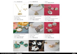 Precio: RD$:882.00 Precio: RD$:987.00 ANILLO
Precio: RD$:1,879.50
SET VARIOS ACERO INOXIDAB
Cod SE-10931
CON CRISTALES
Precio: RD$:1,575.00
SET VARIOS ACERO INOXIDAB
Cod SE-10965
MADRE PERLA CON DORADO
Precio: RD$:1,365.00
SET VARIOS DE ACERO INOXI
Cod SE-10985
REPLICA DE TORY BURCH-ANILLO,
DIJE, ARETES Y CADENA
Precio: RD$:1,575.00
SET VARIOS DE ACERO INOXI
Cod SE-10999
ANGEL EN MADRE PERLA
Precio: RD$:1,512.00
SET DE ORO LAMINADO
Cod SE-11028
DOS TONOS
Precio: RD$:903.00
SET DE ORO LAMINADO
Cod SE-11060
CON CIRCONIAS
Precio: RD$:1,092.00
SET DE ORO LAMINADO SET DE ORO LAMINADO SET DE ACERO INOXIDABLE
Do you need professional PDFs? Try PDFmyURL!
 