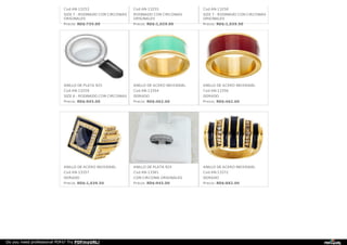 Cod AN-13253
SIZE 7 - RODINADO CON CIRCONIAS
ORIGINALES
Precio: RD$:735.00
Cod AN-13255
RODINADO CON CIRCONIAS
ORIGINALES
Precio: RD$:1,029.00
Cod AN-13258
SIZE 7 - RODINADO CON CIRCONIAS
ORIGINALES
Precio: RD$:1,039.50
ANILLO DE PLATA 925
Cod AN-13259
SIZE 6 - RODINADO CON CIRCONIAS
Precio: RD$:945.00
ANILLO DE ACERO INOXIDABL
Cod AN-13354
DORADO
Precio: RD$:462.00
ANILLO DE ACERO INOXIDABL
Cod AN-13356
DORADO
Precio: RD$:462.00
ANILLO DE ACERO INOXIDABL
Cod AN-13357
DORADO
Precio: RD$:1,039.50
ANILLO DE PLATA 925
Cod AN-13361
CON CIRCONIA ORIGINALES
Precio: RD$:945.00
ANILLO DE ACERO INOXIDABL
Cod AN-13372
DORADO
Precio: RD$:882.00
Do you need professional PDFs? Try PDFmyURL!
 