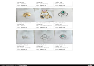 Cod AN-13434
SIZE 8 - PLATEADO
Precio: RD$:630.00
Cod AN-13437
SIZE 7 - CON CRISTALES
Precio: RD$:588.00
Cod AN-13454
SIZE 6 - PLATEADO
Precio: RD$:378.00
ANILLO DE ACERO INOXIDABL
Cod AN-13458
SIZE 7 - DORADO
Precio: RD$:525.00
ANILLO DE ACERO INOXIDABL
Cod AN-13473
SIZE 8 - 4 EN 1 INTERCAMBIABLE
Precio: RD$:1,155.00
ANILLO DE PLATA 925
Cod AN-13487
CON CIRCONIA ORIGINALES
Precio: RD$:672.00
ANILLO DE PLATA 925
Cod AN-13498
CON CIRCONIA ORIGINALES
Precio: RD$:945.00
ANILLO DE PLATA 925
Cod AN-13499
CON CIRCONIA ORIGINALES
Precio: RD$:525.00
ANILLO DE PLATA 925
Cod AN-13503
CON CIRCONIA ORIGINALES
Precio: RD$:903.00
Do you need professional PDFs? Try PDFmyURL!
 