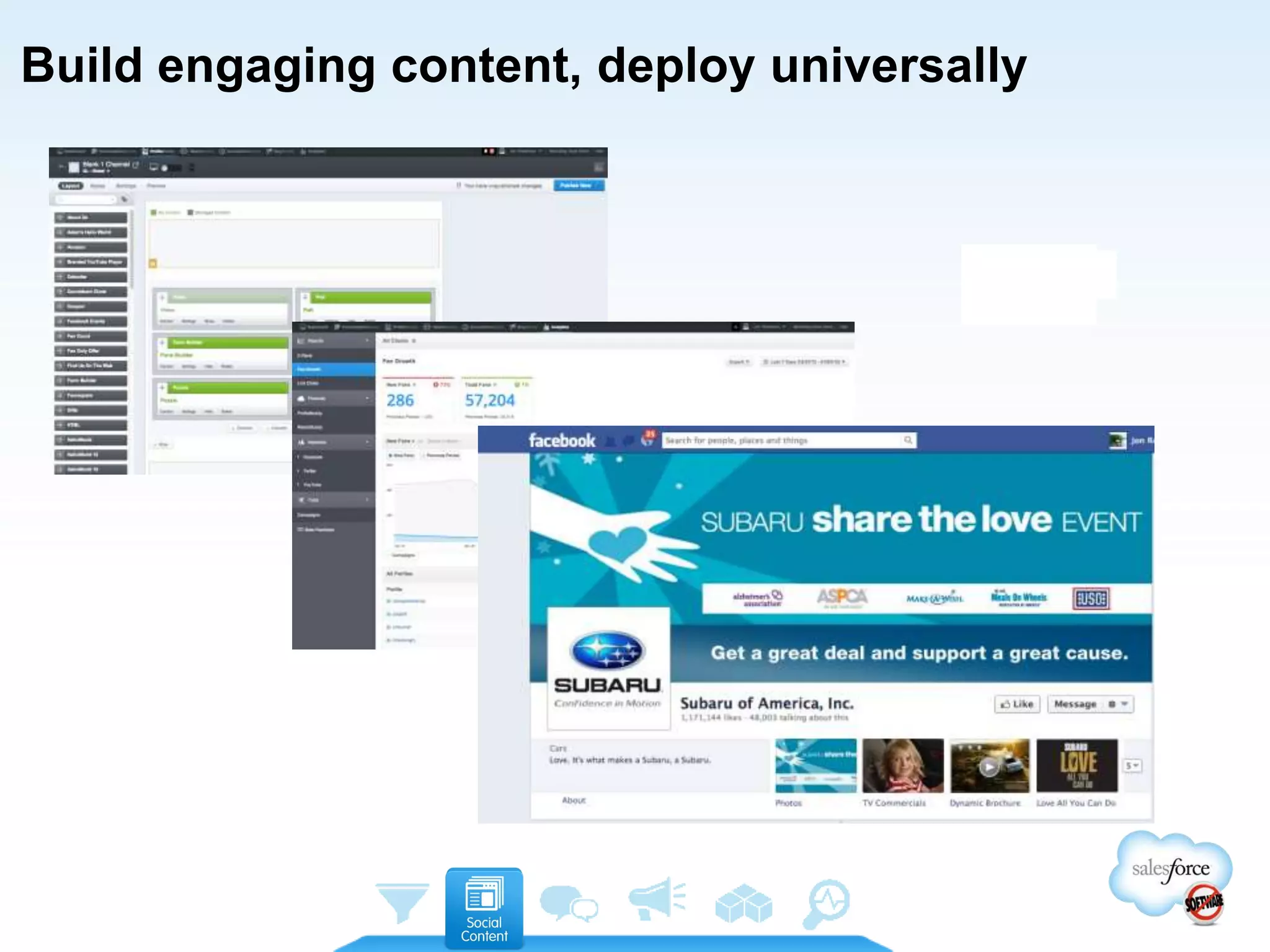 Build engaging content, deploy universally
 