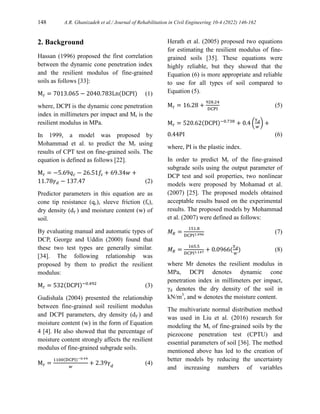 Predicting Resilient Modulus of Clayey Subgrade Soils by Means of Cone ...
