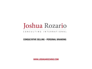 Consultative Selling- JRCI