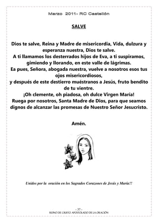 !                                                    "!
            #        $ !

      %                                %              & ' (               $

     )*                                                   !               +,
    !                                                             -
!                                             .               #       &


                                       %




      Unidos por la oración en los Sagrados Corazones de Jesús y María!!




                                    - 37 -
 