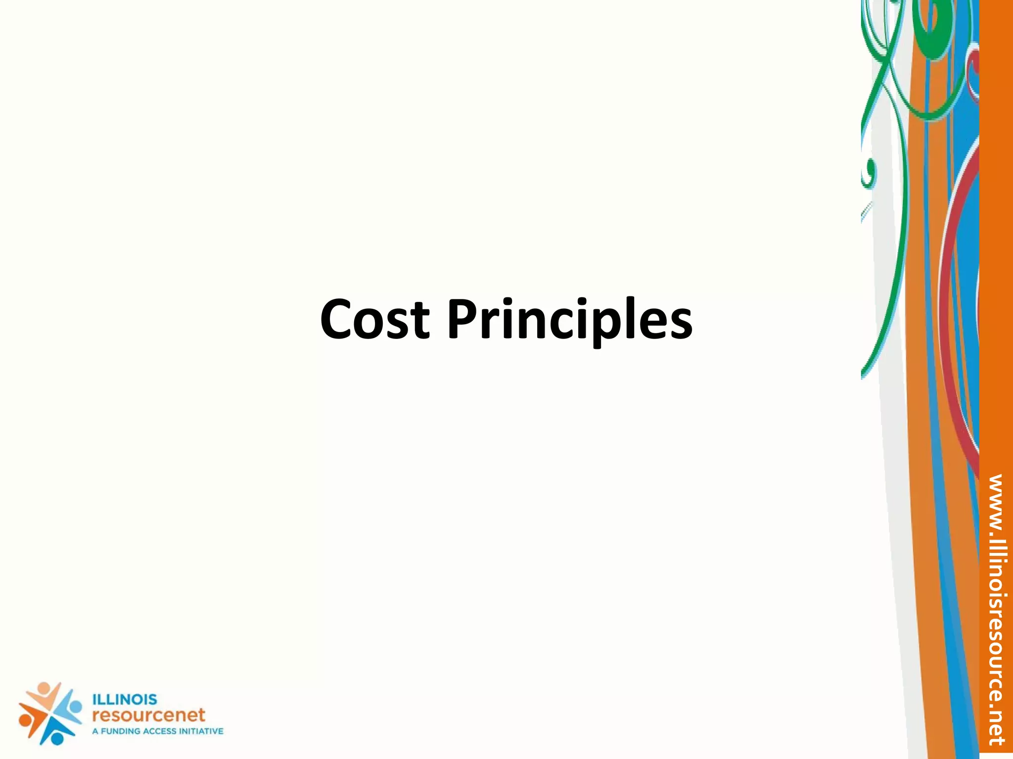 Cost Principles 