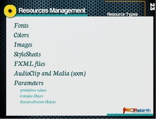 JavaFX Unleashed with JRebirth Application Framework