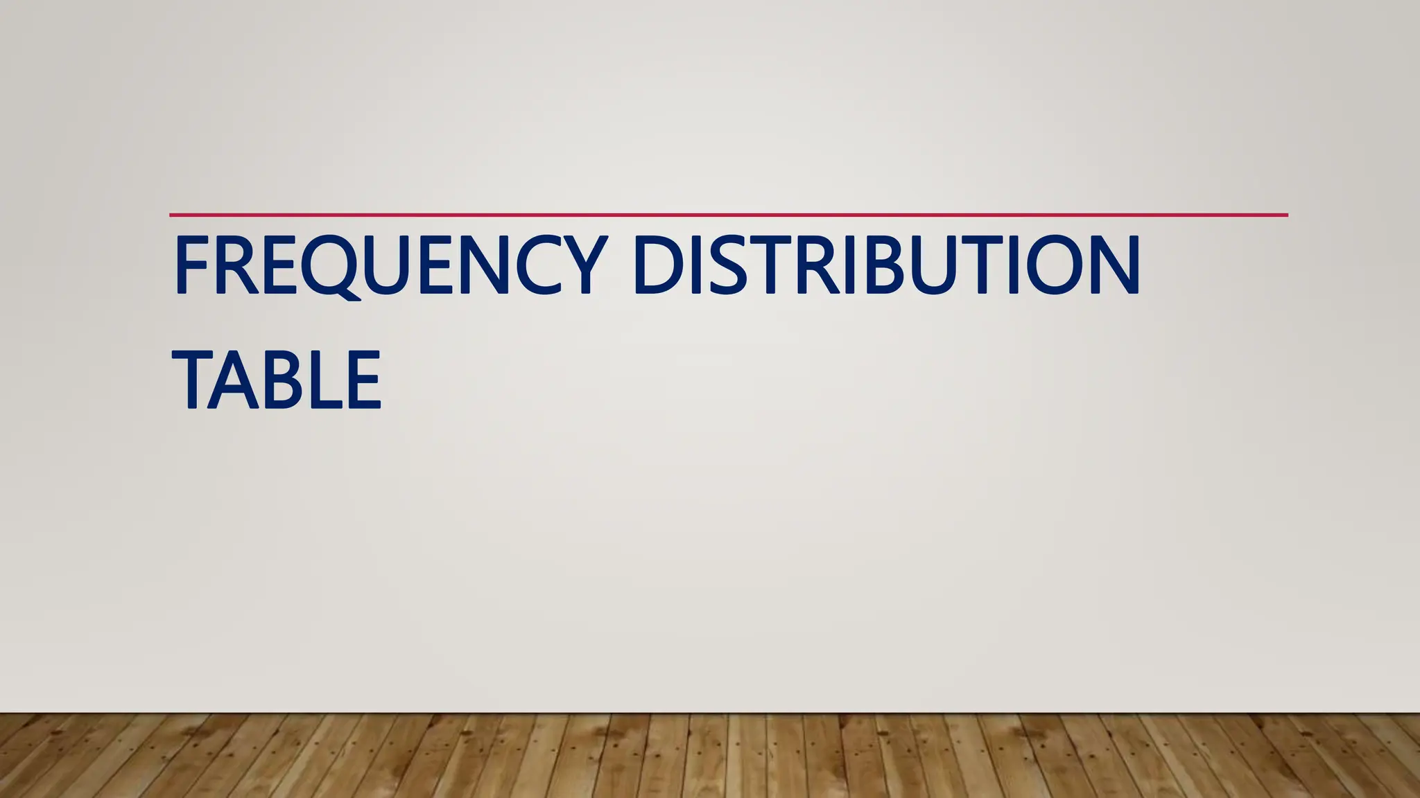 Jrhighppt.ppt about frequency distribution | PPTX