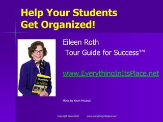Why Students Need to be Organized