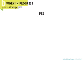 National Design Programm / Presentation in Cape Town World Design Capital