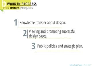 National Design Programm / Presentation in Cape Town World Design Capital
